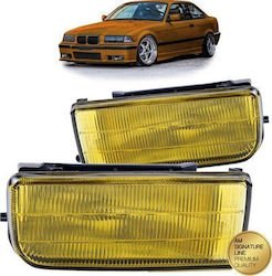 Mtuning Fog Lamp Kit Yellow Bmw 3 E36 Compact 1991-1999 Mtuning Fog Lamp Kit Yellow Bmw 3 E36 Compact 1991-1999