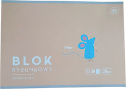 Μπλοκ Ζωγραφικής A4 Kids Pastel Mouse 5902277297440