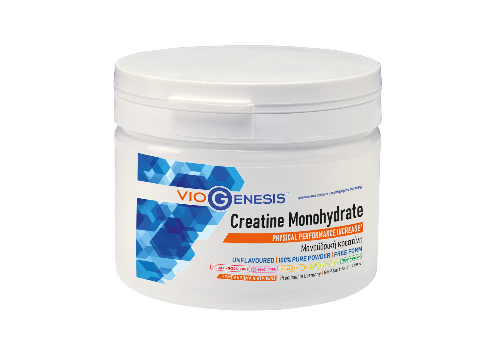 Viogenesis Creatine Monohydrate Unflavoured 250gr
