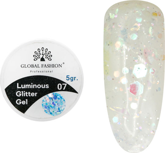 Global Fashion Glitter Nail Gel 5gr