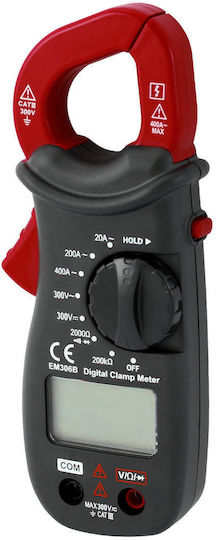 Commel Αμπεροτσιμπίδα Ψηφιακή 20A AC 450-201 με Ακροδέκτες