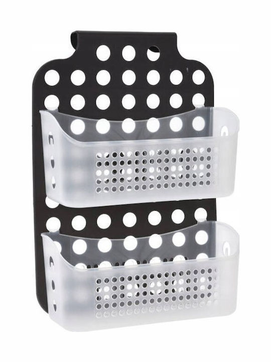 Kela Επιτοίχια Ραφιέρα Μπάνιου Πλαστική 25.3x35.5x10cm