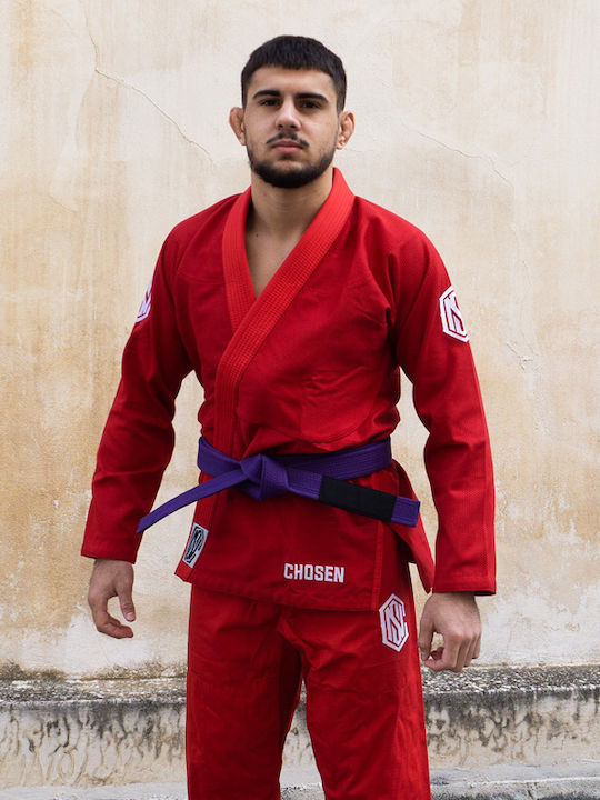 Chosen Ανδρική Στολή Brazilian Jiu Jitsu Κόκκινη