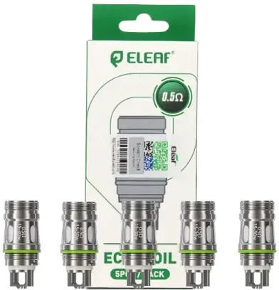 Eleaf Αντιστάση Ηλεκτρονικών Τσιγάρων 0.5ohm (RDL) 5τμχ