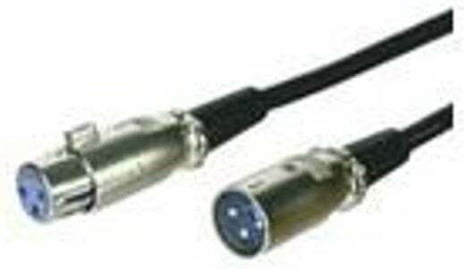 Microconnect XLR Свързващ Кабел 1 Метър XLR 3-пинов XLR 3-пинов М-Ж Външен Диаметър 6.0mm PVC