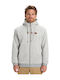 Keller Men's Cardigan with Hood Gray