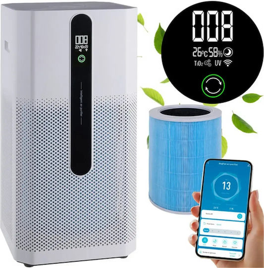Ruhhy Ιονιστής / Καθαριστής Αέρα 35W για Χώρους 80m²