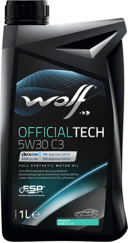 Wolf Officialtech Autopflegeöl 5W-30 1Es