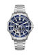 Quantum Men's Watch Automatic with Silver Metal Bracelet