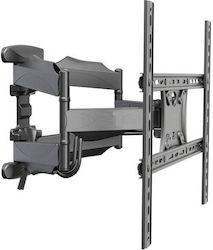 Стойка за телевизор 17933 Стенен монтаж за екрани 32" до 60" VESA до 400x400 до 36,5 кг Регулируема черна Стойка за телевизор 17933 Стенен монтаж за екрани 32" до 60" VESA до 400x400 до 36,5 кг Регулируема черна