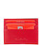Leather Men's Wallet Classic with RFID Red