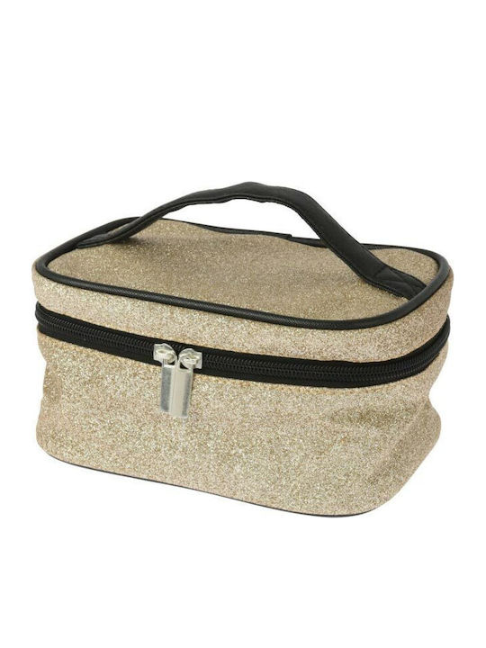 Reise-Kulturbeutel Kosmetiktasche 2 Designs 19x13cm Gold Aria Trade