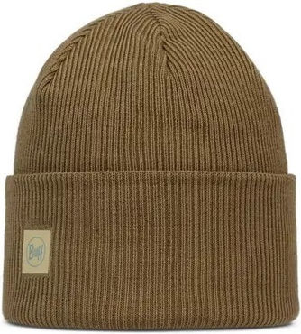 Beanie Unisex Σκούφος Πλεκτός σε Καφέ χρώμα