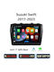 Auto-Audiosystem für Suzuki Swift 2017-2023 (Bluetooth/USB/WiFi/GPS/Apple-Carplay/Android-Auto) mit Touchscreen 9"