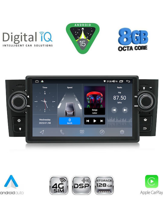 Digital IQ Автомобилна Аудио Система (Блутут/USB/WiFi/GPS/Apple-Carplay/Android-Auto)