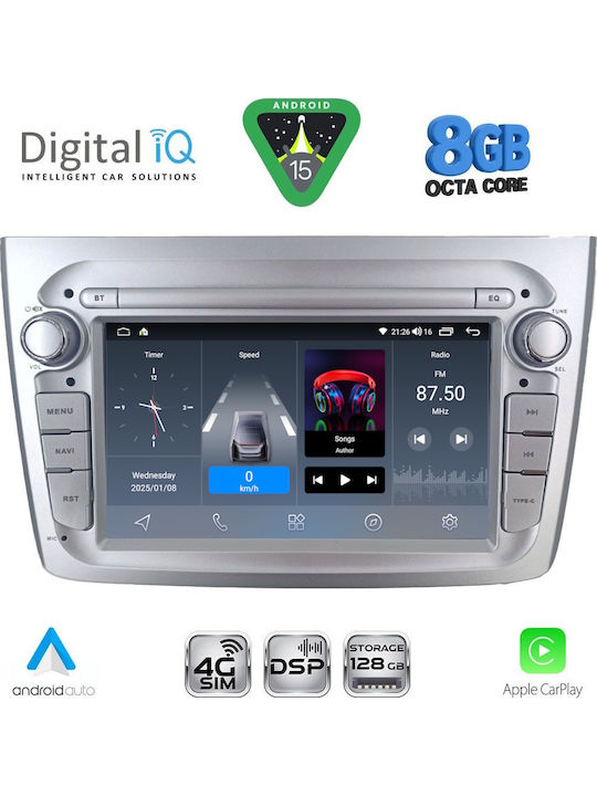 Digital IQ Автомобилна Аудио Система (Блутут/USB/WiFi/GPS/Apple-Carplay/Android-Auto)