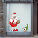 Weihnachtlicher Schaufenstersticker Der Weihnachtsmann Torte Der Zwerg 130x170cm
