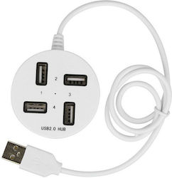 Andowl USB Хъб с 4 USB 2.0 Порта и USB-A Връзка...