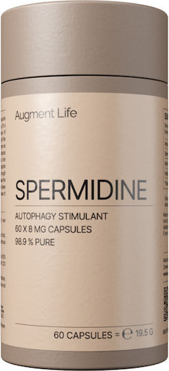 Augment Life Spermidine 8mg Συμπλήρωμα για την Μνήμη & τη Συγκέντρωση 60 κάψουλες