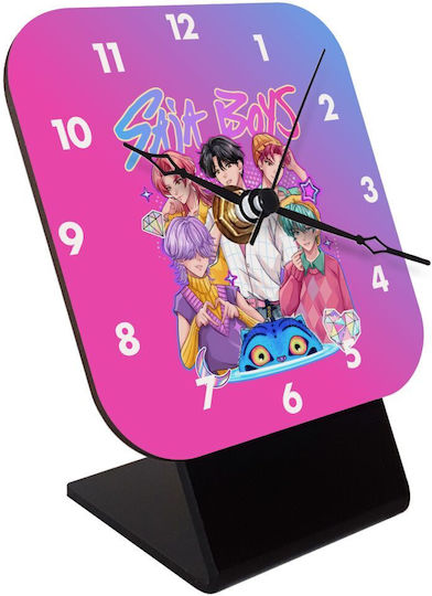 Koupakoupa Wooden Desktop Clock Huntrix Saja Boys