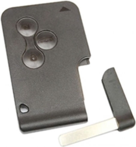 Renault Laguna Replacement Key Card 3 Buttons Blade DGA 1 Piece