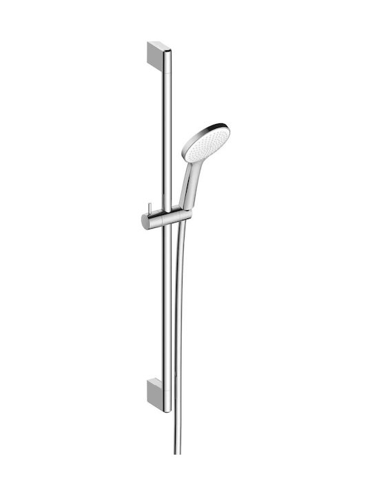 Duravit Coloană de duș fără Baterie Argintiu