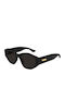 Bottega Veneta Feminini Ochelari de soare cu Negru Cadru și Negru Lentilă BV1408S 001