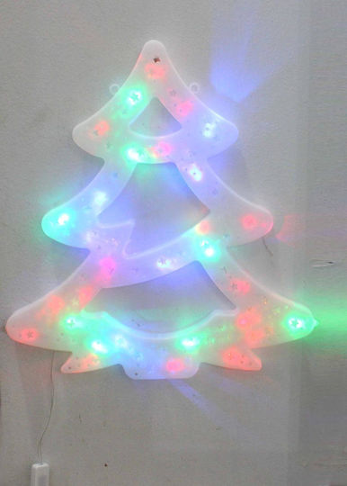 Oem Decorative Illuminated Christmas Tree Led 40 X 37 Cm Multicolour