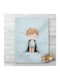 Borea Blanket Cot Petrol Blue 100x140cm
