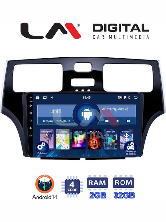 LM Digital Auto-Audiosystem für Lexus DE 2001 2007 (Bluetooth/USB/WiFi/GPS/Apple-Carplay/Android-Auto)