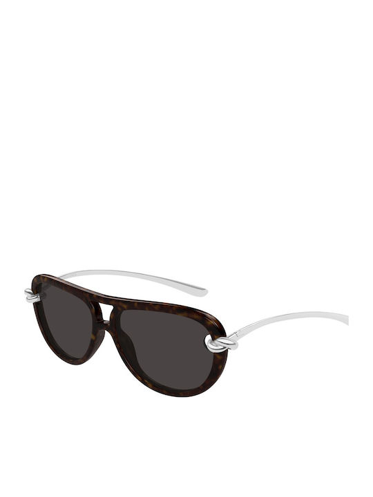 Bottega Veneta Unisex Γυαλιά Ηλίου με Καφέ Σκελ...