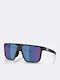 Bliz Unisex Sonnenbrille mit Schwarz Gestell und Blau Spiegel Linse