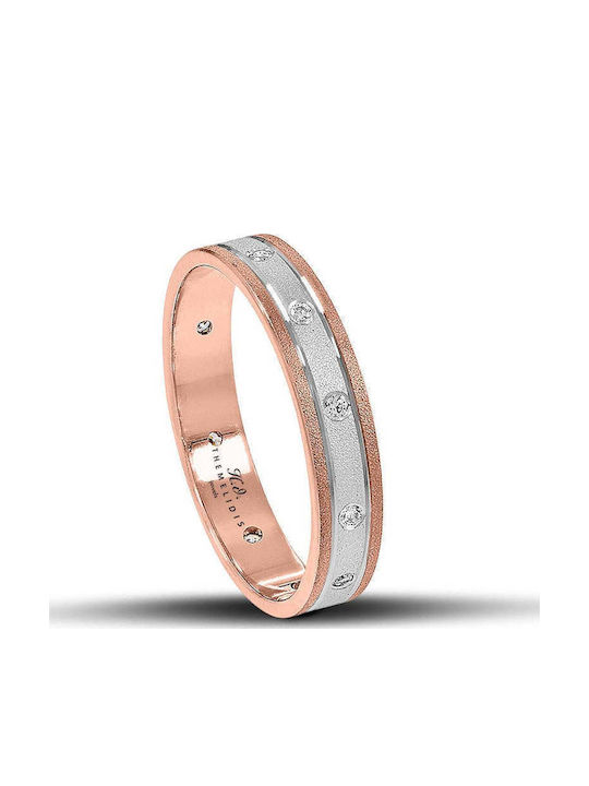 Themelidis Jewels Wedding Rings Bicolour 18K