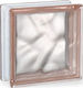 Glass Block Synnefo Pink 19x19x8