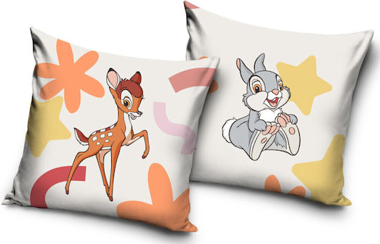 Disney Παιδική Διακοσμητική Μαξιλαροθήκη Bambi 40x40εκ.