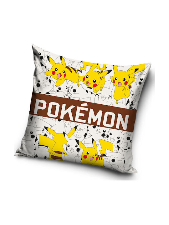 Pokemon Παιδική Διακοσμητική Μαξιλαροθήκη 40x40εκ.