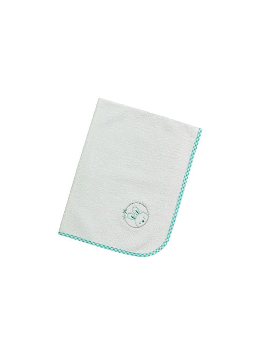 Bunny Bebe Changing Pad Sky Blue Bunny Light Bl...