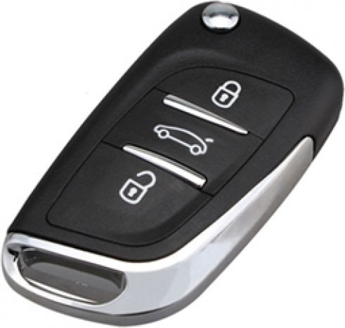 Citroen Klappbares Ersatzschlüssel Cover 3 Tasten Lampe Ne73 Ohne Schlüssel Dga 1 Stück
