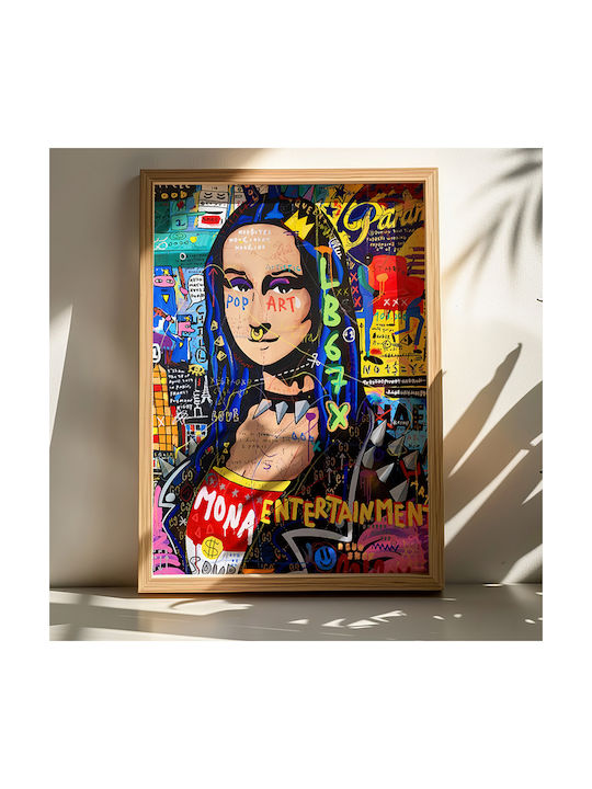 Pakketo Monda Πίνακας Ελαιογραφία Ξύλινος 70x50cm