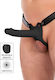 Zonă Strap On Cu Dildo Gol Vibrator Din Silicon & Telecomandă Wireless Hidden Desire Inferno Penis Gol Vibrator Negru 18cm