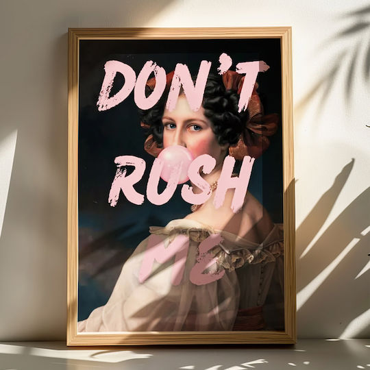 Pakketo Rushea Wooden Painting 33x48cm