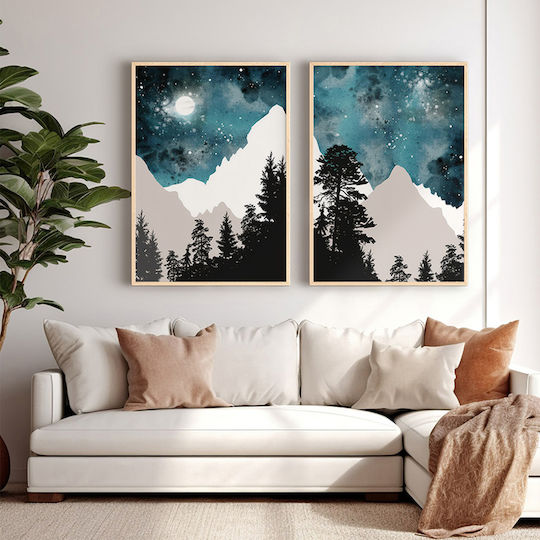 Pakketo Grezio Ελαιογραφία Ξύλινος 33x48 cm