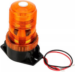 LED Flashing Beacon Screws Orange 12v24v