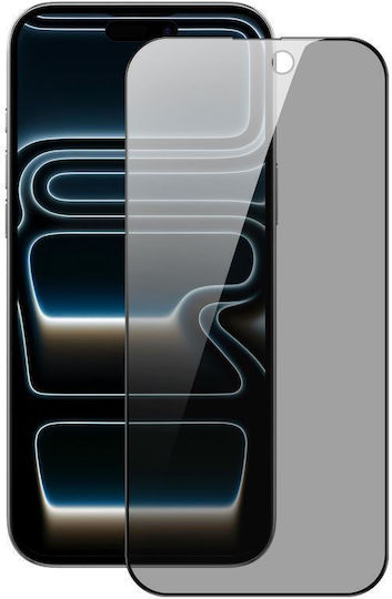Dux Ducis Privacy Full Face Tempered Glass Black (iPhone 17 / 17 Pro / 16 Pro)