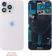 Iphone 16 Pro Max Battery Cover Camera Lens Metal Plate Flashlight Charging Flex Nfc Titanium White