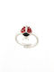Ios Silver Opening Kids Ring with Stone RGPA1001