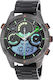 3Guys 3GW8053 Stainless Steel 48mm Smartwatch w...