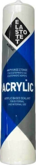 Acryl Mörtel Für Bauwerke In Kartusche 280 Ml Weiß Elastotet