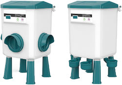 Set Automată de Hrănitoare 8kg Automată de Adăpătoare 12l Verde Căsuță 4 Picioare Detasabile de Susținere Set Automată de Hrănitoare 8kg Automată de Adăpătoare 12l Verde Căsuță 4 Picioare Detasabile de Susținere