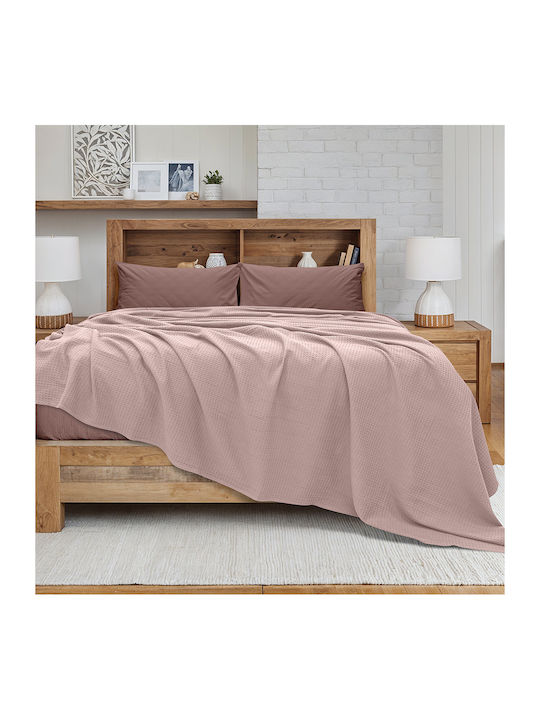 Lino Home Cocoon Pique Blanket Double 220x240cm...